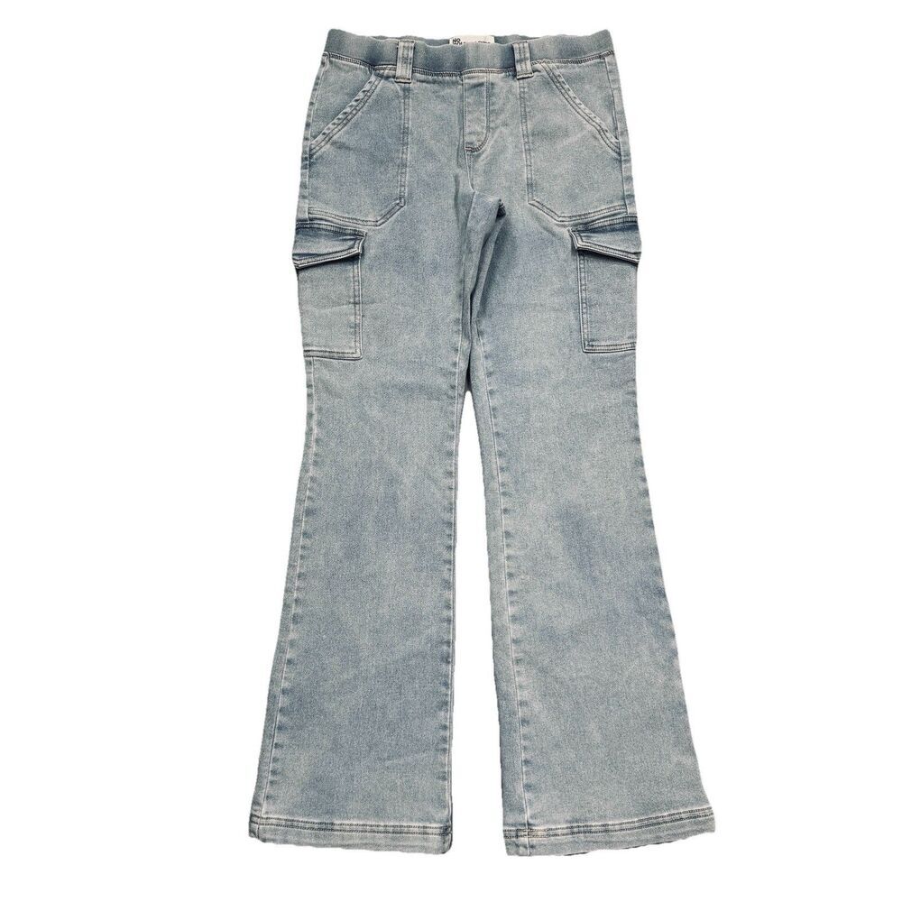 No Boundaries Pull On Bootcut Stretch Pants M 8/10 (30x29.5) Blue Womens Casual